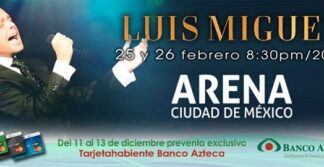 Luis Miguel Arena Ciudad de México 2012