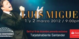 Luis Miguel Arena Monterrey 2012