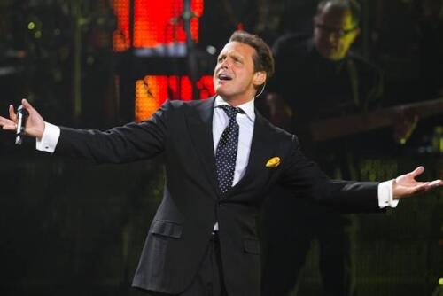 Luis Miguel performs at The Colosseum at Caesars Palace in Las Vegas, NV on September 15, 2010